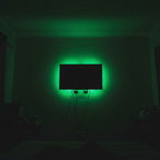 Green TV low angle