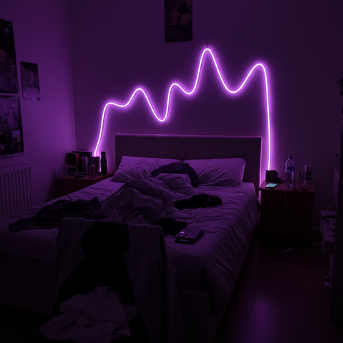 Purple bedroom UGC