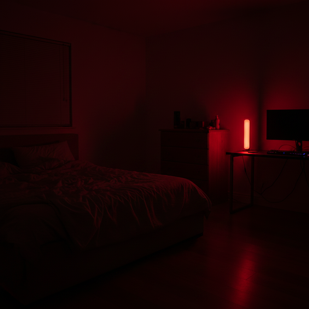RGB Light Bar — Red Bedroom