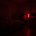 RGB Light Bar — Red Bedroom
