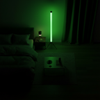 Top down green bedroom