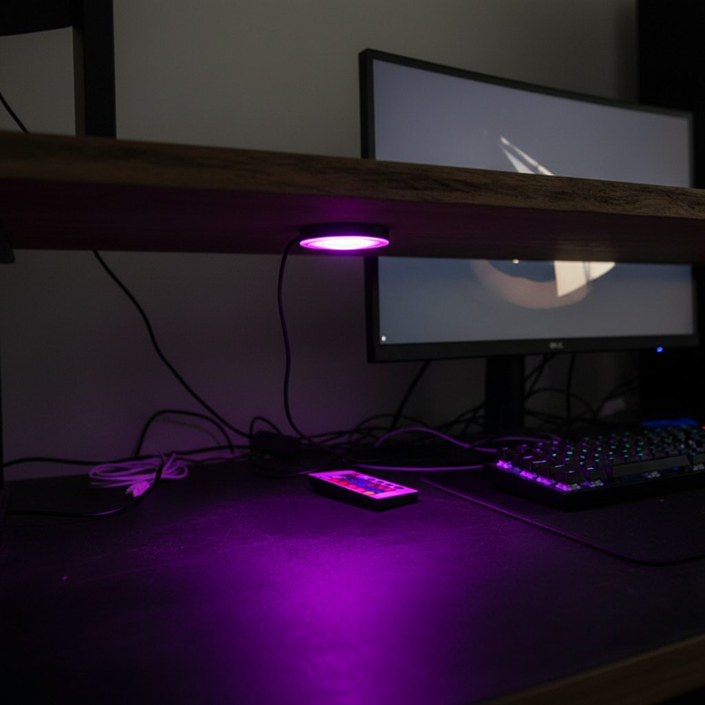USB puck light lifestyle shot